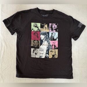 Taylor Swift The Eras Tour Official merch Black T-shirt size Medium